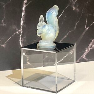 Sabino France Opalescent Glass Squirrel Figurine